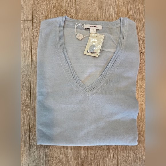 BNWT NEW RODIER PARIS WOOL LONG SLEEVE SWEATER-XXL - Picture 2 of 9